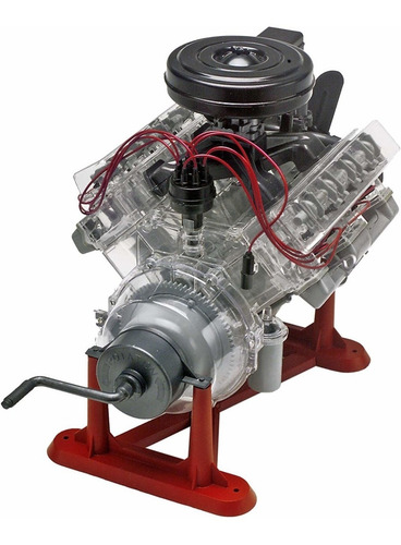 Imagen 3 de 6 de Maqueta Funcional Motor V8 - Escala 1:4 Revell 85-8883