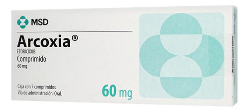Arcoxia Comprimido 60 Mg, 7 Comprimidos