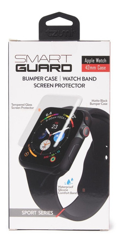 Correa Kit 3 En 1 Apple Watch 42mm Vidrio Bumper Protector