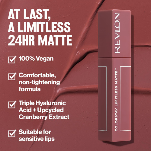 Lápiz Labial Revlon Colorstay Limitless Matte 001 Beauty Sle