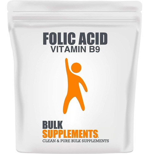 Ácido Fólico 25g Bulksupplemen - g a $8676