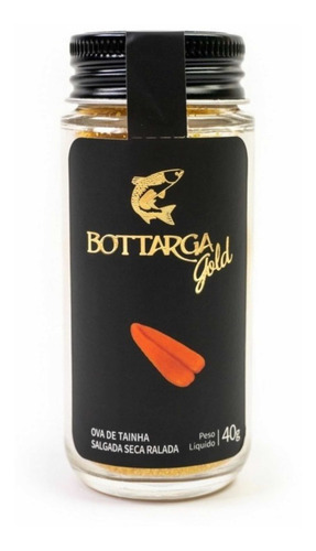 Ovas De Tainha Salgada Seca Ralada Bottarga Gold Kit 6 X 40g