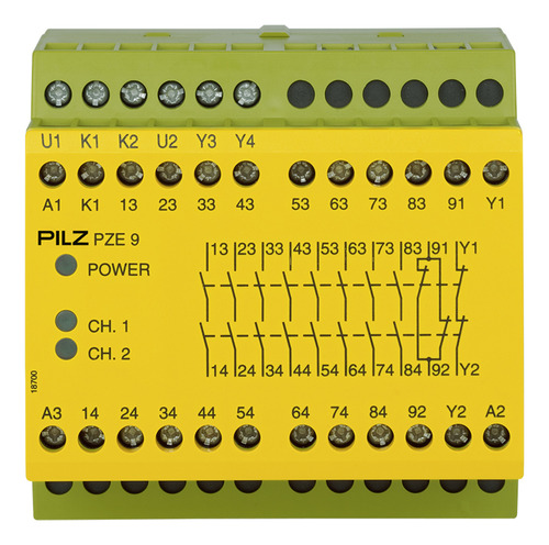 Ampliador De Contactos Pze 9 24vdc 8n/o 1n/c  Pilz 774150