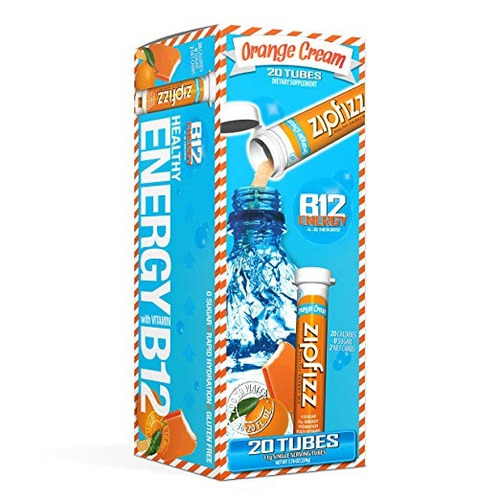 Zipfizz Energía Saludable Mezcla De La Bebida, Crema De Nara