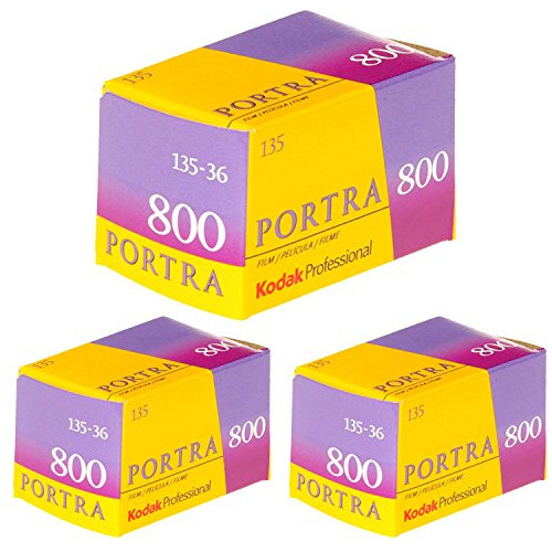 Paquete De 3 Kodak 145 1855 Professional Portra 800 Pel...