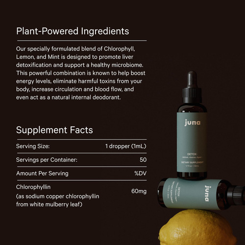 El Suplemento Juna Chlorophyll Liquid Reduce 3 Veces Su Pote