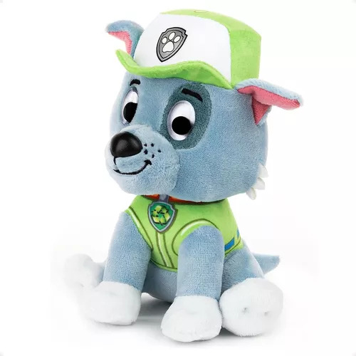 Peluche Paw Patrol - Rocky - 16 Cm De Alto - Spin Master - 