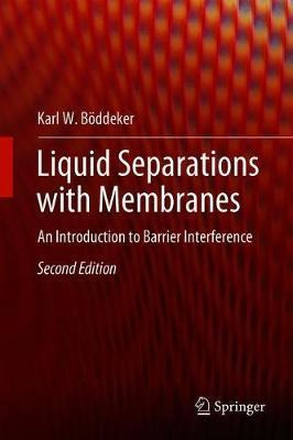 Libro Liquid Separations With Membranes - Karl W. Boeddeker