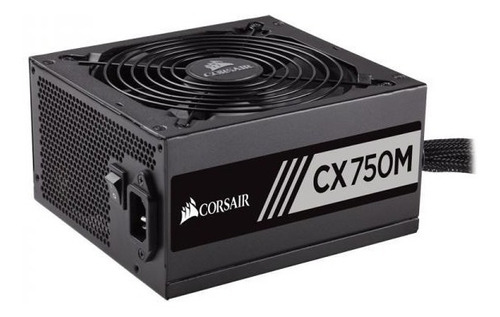 Fuente De Poder Corsair Cx750m 750w 80 Plus Bronze Semi-modu