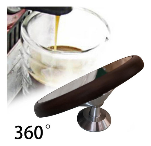 Espejo Portafiltro Espresso, Espejo De Observación De Nuez