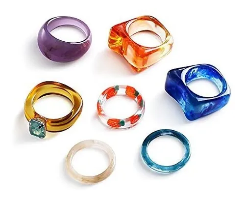 Anillos en acrilico sales