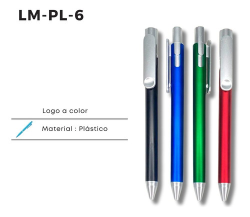 Bolígrafos Lapicero Material Pop Publicidad Corporativa Logo