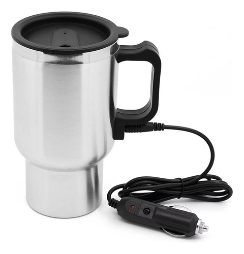 Hervidor Eléctrico Coche Para Café, Leche, Base Termo 12v Am