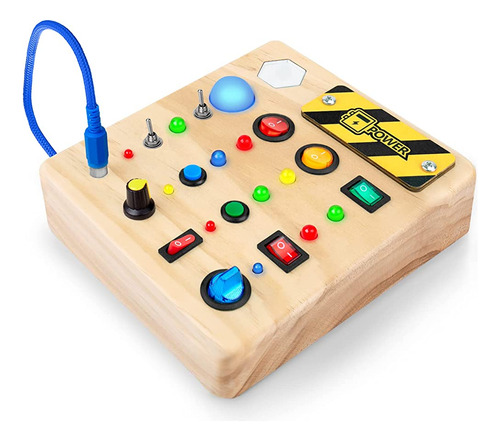 Tintecusa Busy Board Montessori Toys Para Niños Pequeños, Ju