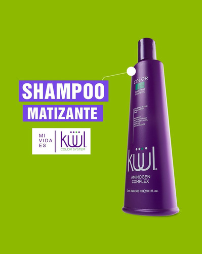 Kuul Matizant Shampoo 33,81 Onças - Shampoo Roxo - (cor Líqu