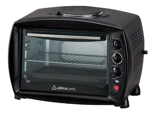 Horno de mesa eléctrico Ultracomb UC-30A 30L negro 220V