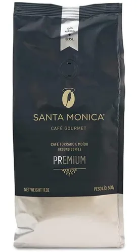 Café Premium Santa Monica Moído 500g - Café 100% Arábica
