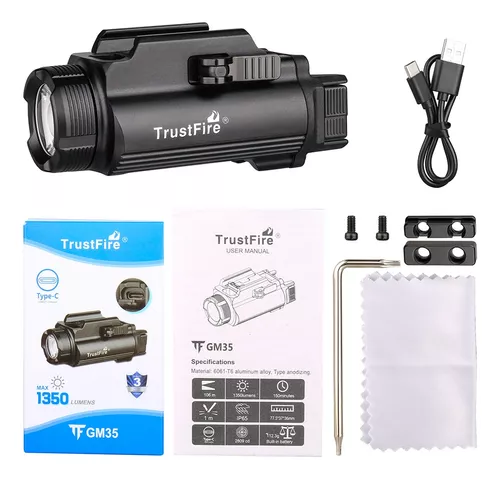 Lanterna Tática Trustfire GM21 510 Lumens - TS9 na Arma Store - Airsoft,  Carabinas e Paintball