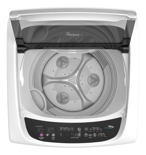 Lavarropas automático Whirlpool Intelligent WWI16B blanco 10kg 220V