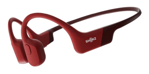 Imagen 1 de 2 de Audífonos Bluetooth Shokz Openrun Rojo Conducción Osea