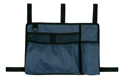 Organizador Lateral De Silla De Ruedas De Tela Oxford Negro