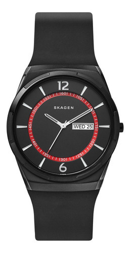 Reloj analógico negro Skagen Melbye Skw65068Pn para hombre
