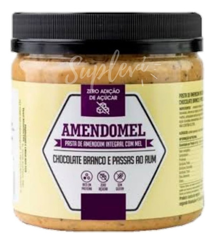 Amendomel Pasta De Amendoim Integral Gourmet 1,010kg
