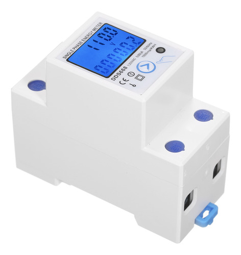 Medidor De Energia Monofásico Ac 120v Com Botão De Reset Com