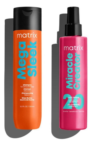 Pack Matrix Shampoo Mega Sleek + Miracle Creator