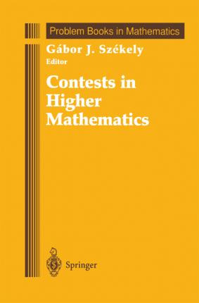 Libro Contests In Higher Mathematics : Miklos Schweitzer ...