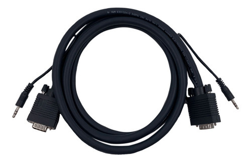 Cabo Vga 15 Pinos Hd (m) X 15 Pinos Hd (m) 3.5mm Stereo 