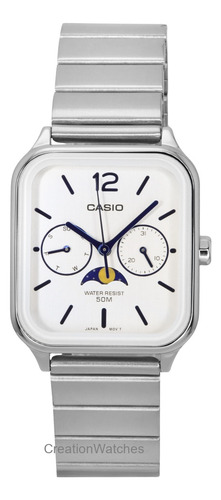 Reloj Casio Standard Analog Moon Phase Mtp-m305d-7a Para Hom
