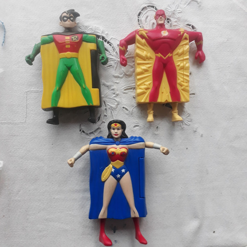 Mujer Maravilla Flash Robin Mc Donald´s 2007 Porta Cartas (Usado)