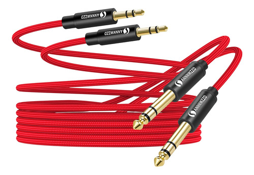 Annnwzzd Cable De Audio Estereo Trs De 0.138 in A 6.35 Mmtrs