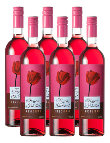 Vino Finca Gabriel Rose Syrah 6x750 Ml- Bod. Jorge Rubio