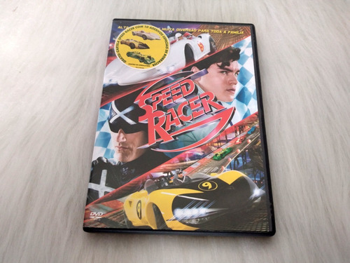 Dvd Speed Racer O Filme Com Cartela Adesiva Dublado Usado