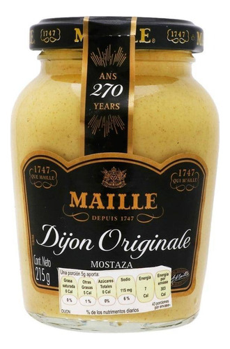 Mostaza Maille Dijon Originale 215 G