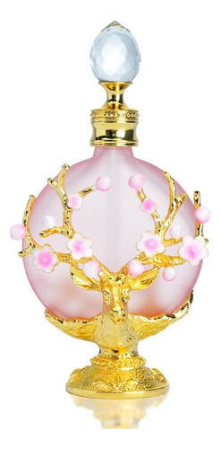 Botellas De Perfume De Cristal Fancy Flower Vacías Dec...