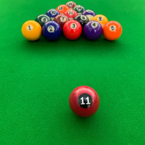 Jogo Bolas De Bilhar Sinuca Numeradas 50Mm Snooker