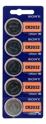 2 Cartelas Bateria Cr2032 E 2 Cartelas Cr2016 Sony 