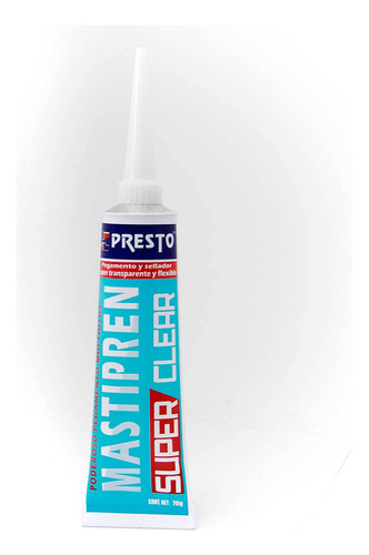 Pegamento Vidrio Mastipren Presto Superclear (70 Gr)