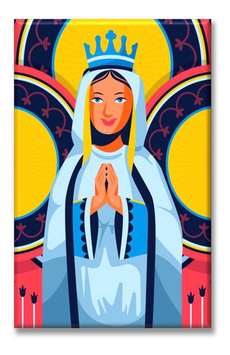 Cuadro Canva Dibujo Virgen 40*60 Cm