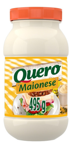 Maionese Tradicional Pote 495g Quero