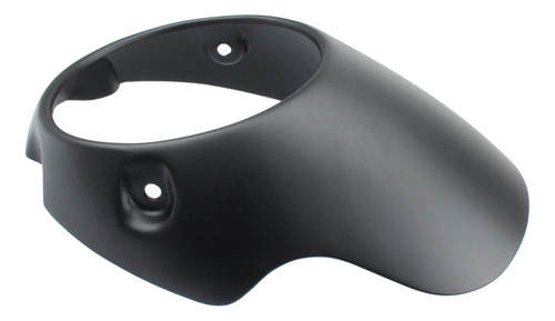 Negro Café Racer Estilo 7 Faro Carenado Protector De