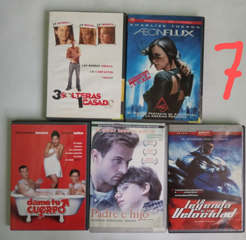 Lote Dvds Cinco Por Doscientos Original Dvd (Usado)