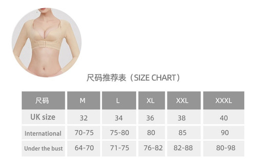 Faja Moldeadora Brazos Y Espalda Slim Top Senos Libres 2042