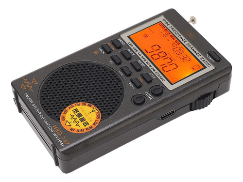 Receptor Digital De Banda Completa Fm Mw Sw Ssb Lsb Cb Vhf U