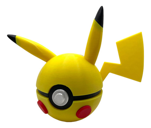 Pokebola Pokeball Con Diseño De Pikachu Ball Tamaño Real