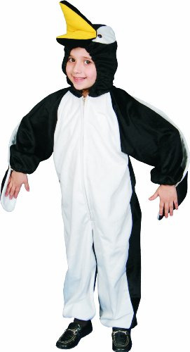 Disfraz Niño - Tamaño Del Disfraz De Pingüino De Peluche Par