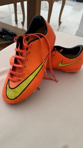 Botines naranjas nike hotsell